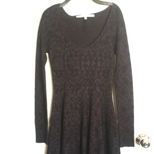 Rachel Roy Dress eggplant purple/ black size small